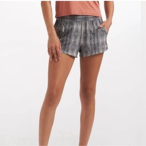 Vuori Black and Gray Women's Athletic Shorts